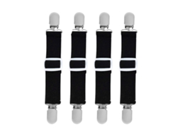 Conjunto De 4 Peças De Prendedores De Canto Elásticos Ajustáveis ​​para Protetor De Colchão E Lençol. Aquaforge