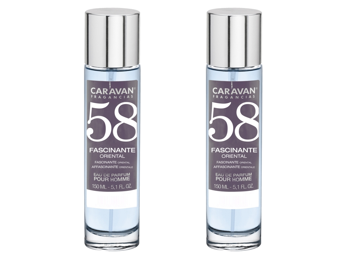Conjunto de 2 Perfumes Homem Nº58 150Ml CARAVAN