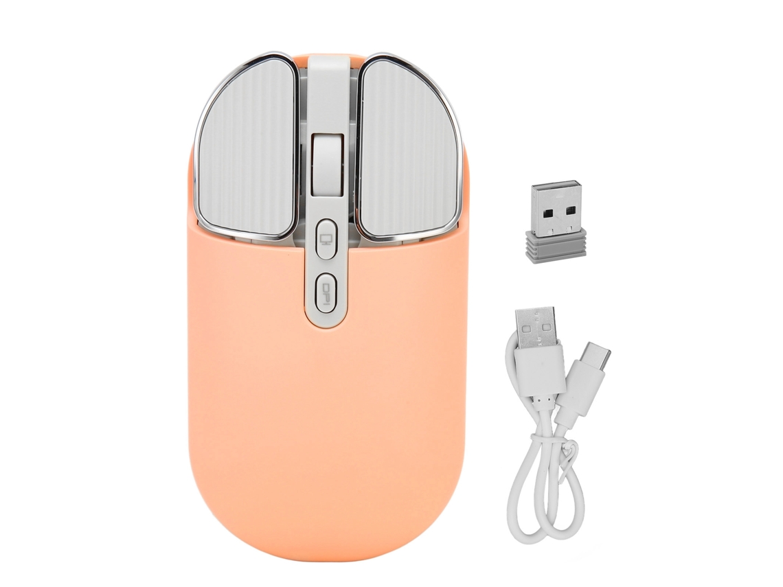 Mouse Sem Fio Silencioso Para Viagem Com Notebook Feminino