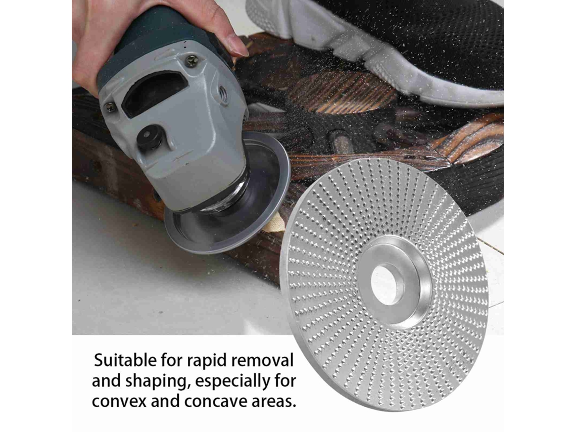 Disco Abrasivo De Carburo De Tungsteno Para Esmeril Angular, Forma Madera, Taladro 5/8 Pulgada, Herramienta Rotatoria De Grabado Y Lijado