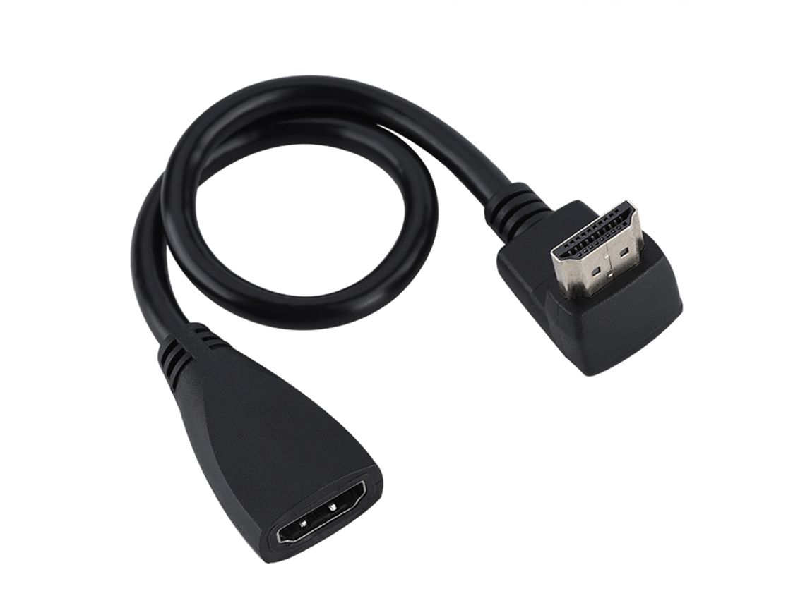 Cabo Hdmi Fêmea Macho (full Hd1080p, Curvatura 270°)