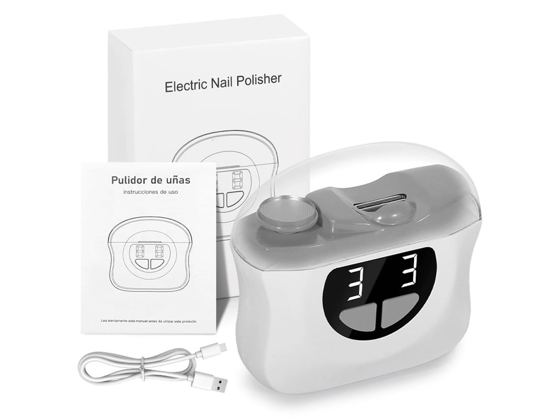 Kit De Manicure E Pedicure Em Aço Inoxidável, Cinzento Elysve