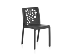 Juego de 6 sillas de jardín "Cocktail" - Antracita