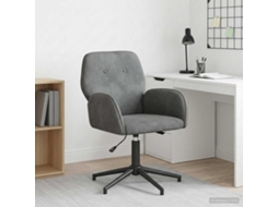 Vidaxl Cadeira De Escritório Giratória 54 X 55 X 90 Cm Cinzento-escuro