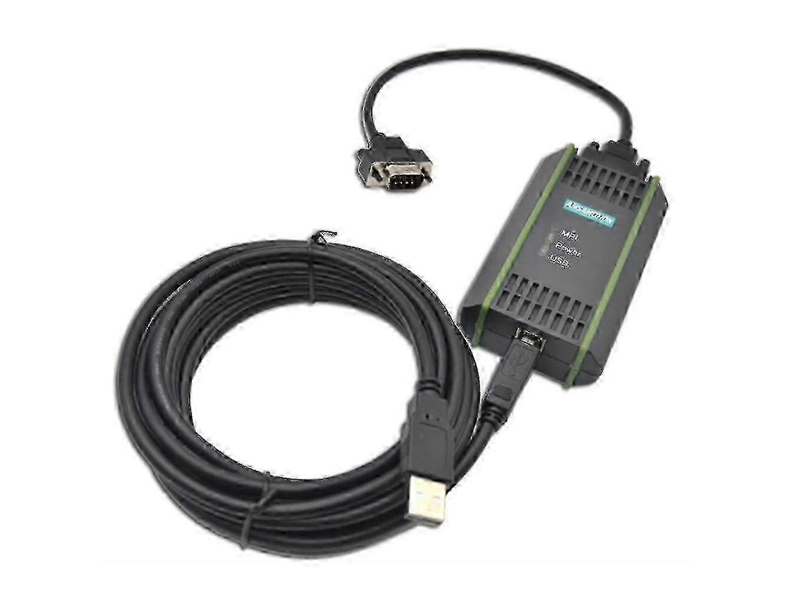 Cabo de programação USB compatível com PLC S7-200/300/400 RS485 Profibus MPI Communication, substitui 6e 25-26s