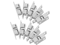 Conjunto De 10 Fechos Cobre Ipetboom Para Portas Armários Cozinha, 40mm, Modelo Pequeno, Com Trava De Segurança