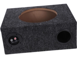 Subwoofer Automotivo Ultrafino De 10 Polegadas Com Acabamento Em Madeira De Alta Qualidade, Compatível Com Sistemas De Áudio Veicular.