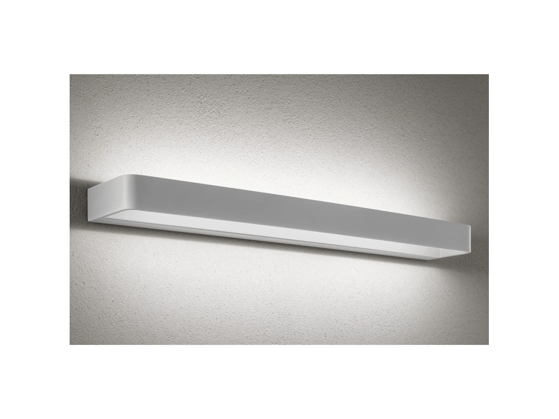 Candeeiro de Parede Led Stripe 36W 4454Lm 131Cm 3000K Branco ZAFFERANO