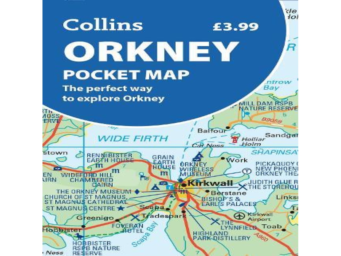 Livro ORKNEY POCKET MAP MFO The perfect way to explore Orkney de Collins Maps (Inglês)