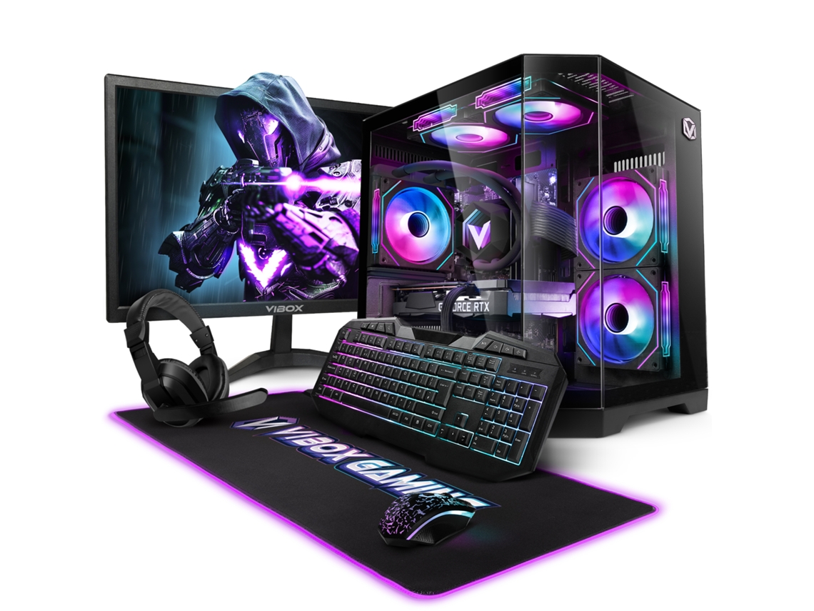 Vibox Iii-458 Gaming Pc Completo • I7 127kf 5, Ghz • Rtx 56 Ti 8 Gb • 16 Gb Ram • 1 Tb Ssd • Windows 11 • Wifi