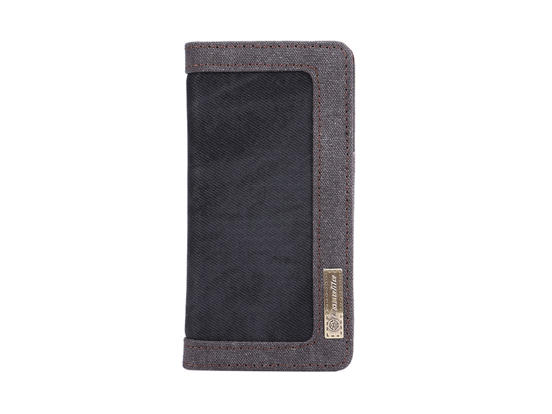 Capa de Celular Canvas com Carteira e Cartão LAXISCREED