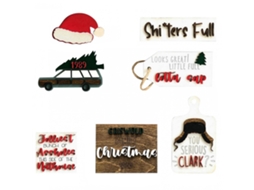 Laxiscreed Bandeja Decorativa De Natal Em Camadas, Ideal Para Decoração Festiva De Natal