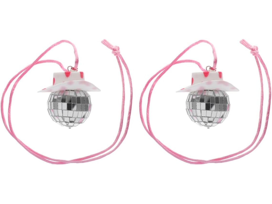 Conjunto De 2 Pingentes Decorativos Para Espelho Retrovisor De Carro - Acessórios Charmosos