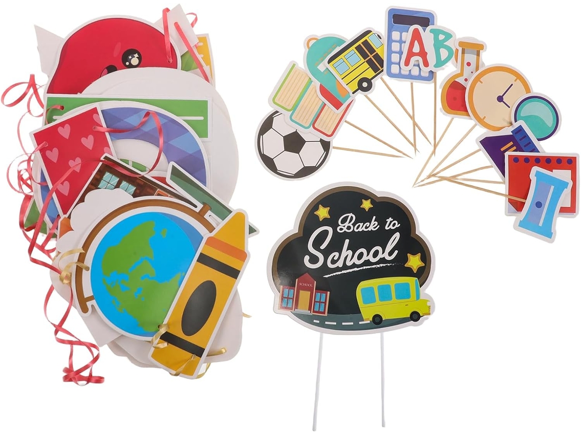 Faixa Decorativa Escolar 1 Conjunto de Papel E Barbante