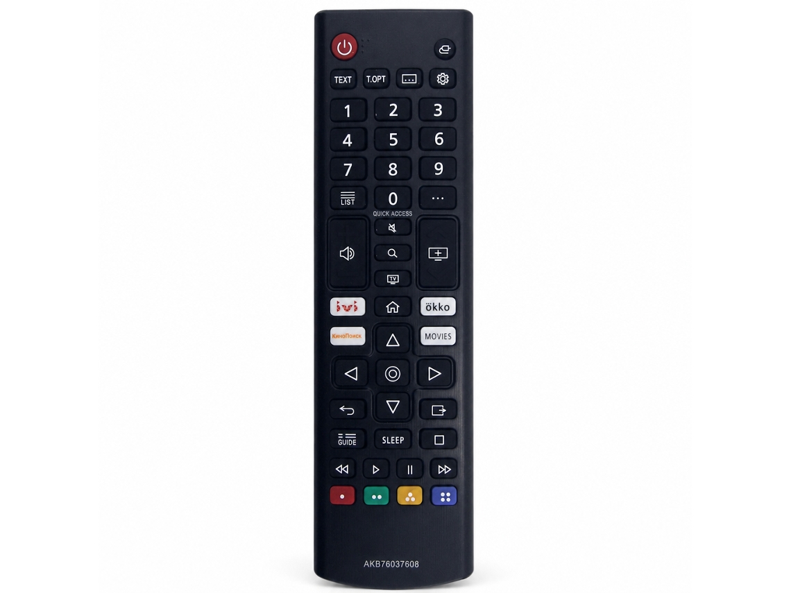 Comando À Distância Para Tv Compatível Com Lg, Modelo Akb76037608_dae