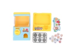 Ats máquina Expendedora de Cápsulas Miniatsura Juguete Educatsivo para Niños e Meninas Azul