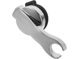 Suporte Ajustável Para Chuveirinho De Chuveiro Em Abs Com Acabamento Prateado, Ideal Para Barbearias E Salões De Beleza