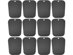 Conjunto de 10 peças de acessórios para calçados, modeladores de botas em plástico PVC preto.
