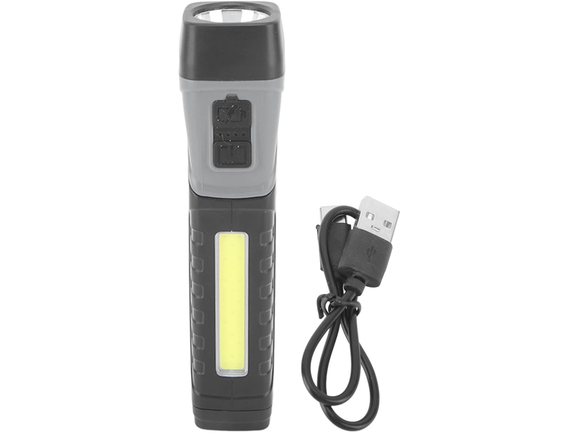 Lanterna Led Cob Super Brilhante, À Prova D'água Ipx4, 5 Modos, Com