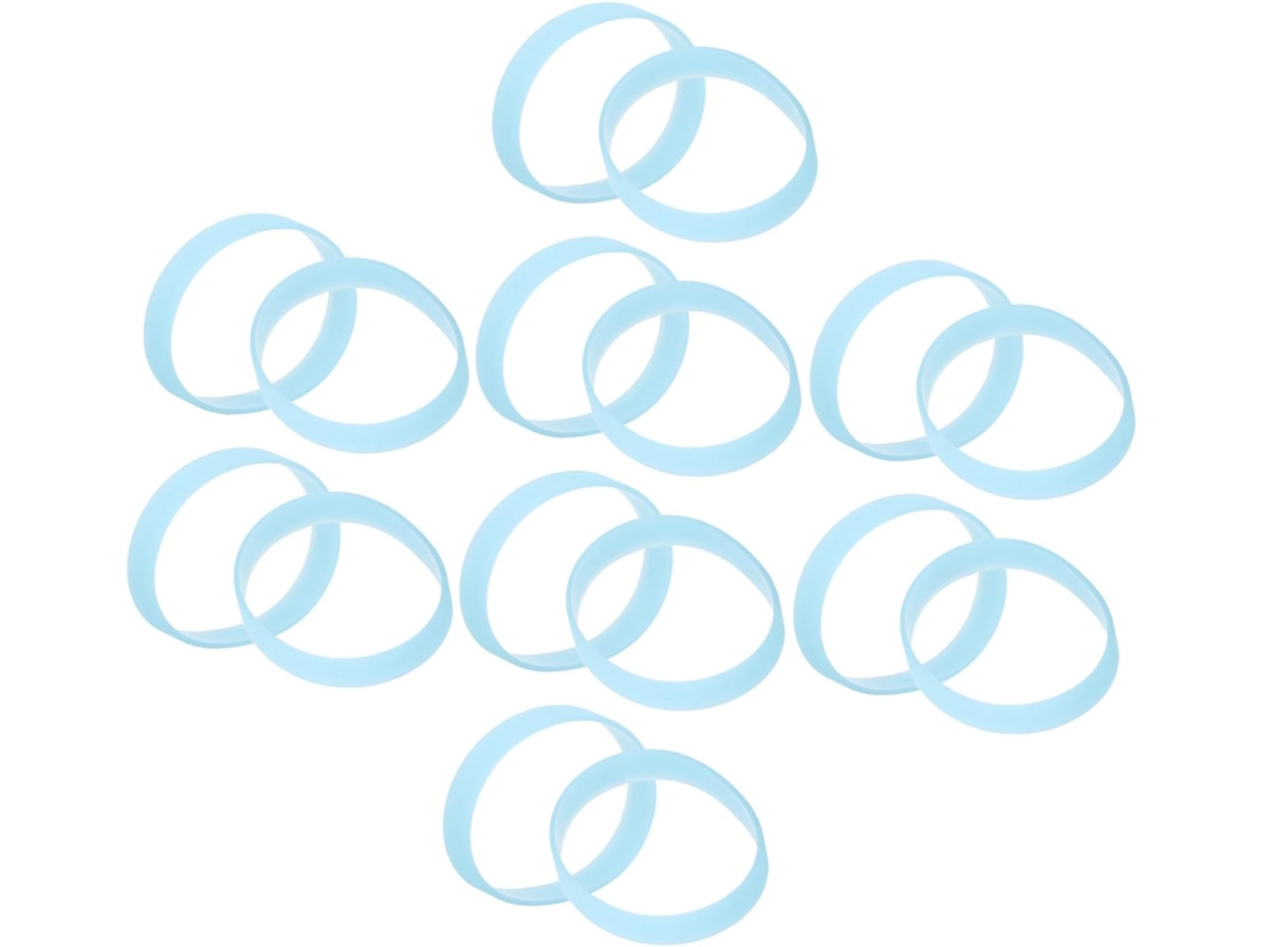 Plafope 40 Pulseiras Luminosas de Silicone para Eventos Esportivos e Festas, Ajuste Seguro e Visibilidade Noturna