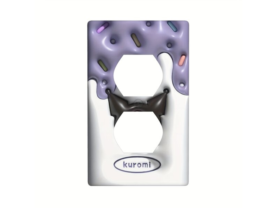 Capa Decorativa Para Interruptor Sanrio Kuromi Para O Quartovayotoy