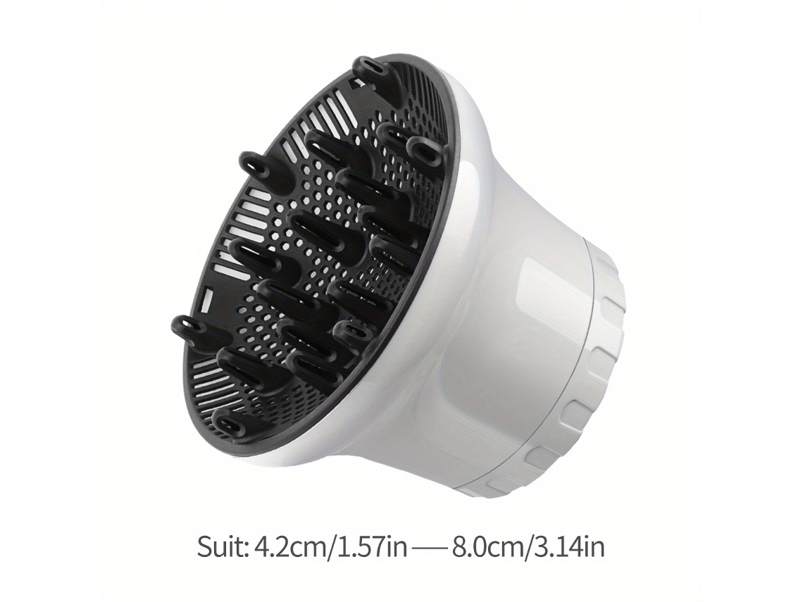Difusor De Secador De Cabelo Com Efeito De Cabelo Cacheado Branco Cuich
