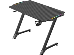 Mesa Gaming NPLAY RGB Command 2.0 (Outlet Caixa Aberta - Preto - 110X60X75 cm)