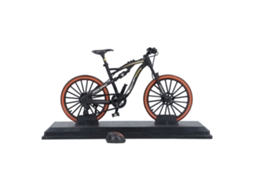 Primerox modelo de Bicicleta de Montanha de Liga para Crianças com Capacete e Suporte Preto