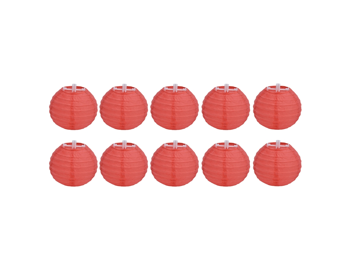Rebe-lanternas De Papel Rojo Redondo Chino Decorativo De 4 Pulgadas Para Aniversários E Casamentos