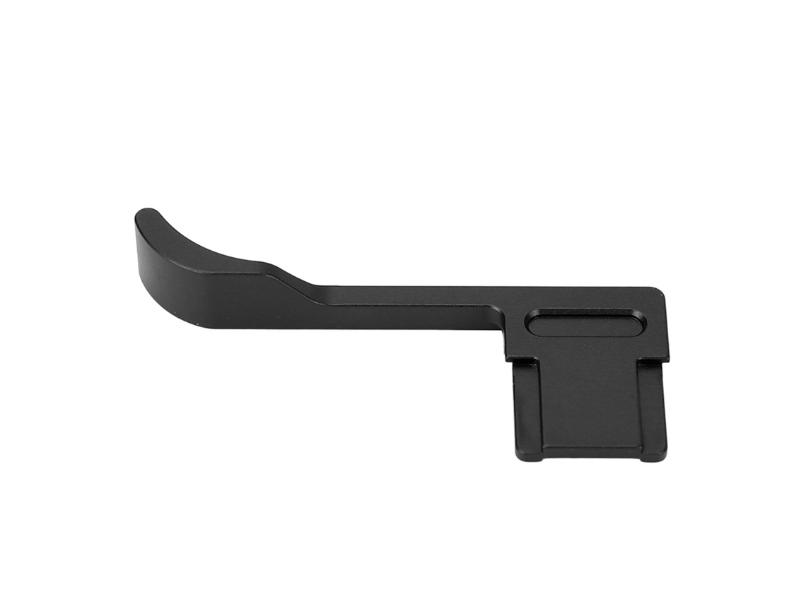 Apoio de polegar para sapata de flash, compatível com câmeras A7cr e A7crii, em liga de alumínio com design ergonômico, na cor preta (LAXISCREED).