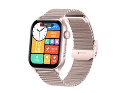Kr86 Smartwatch Bluetooth Chamando Assistente De Voz Ai Meio Dia Resto Noite Monitoramento Do Sono Rosa Bestvite