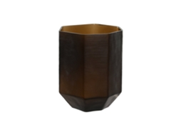 Vaso de Vidro Esmaltado de 2,5 Kg, 18x18x22 Cm ALEXANDRA HOUSE LIVING