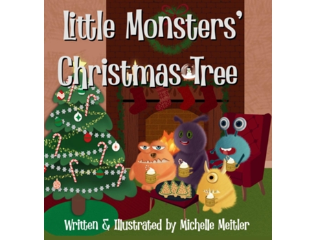 Livro Little Monsters Christmas Tree de Michelle Meitler (Inglês)