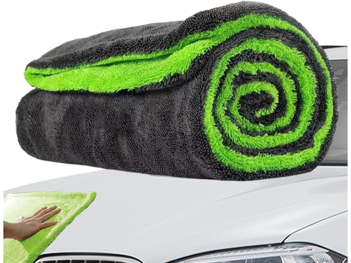 Toalhas Para Carro, Lavagem, Secagem, Toalhas De Limpeza De Tecido, Dupla Face