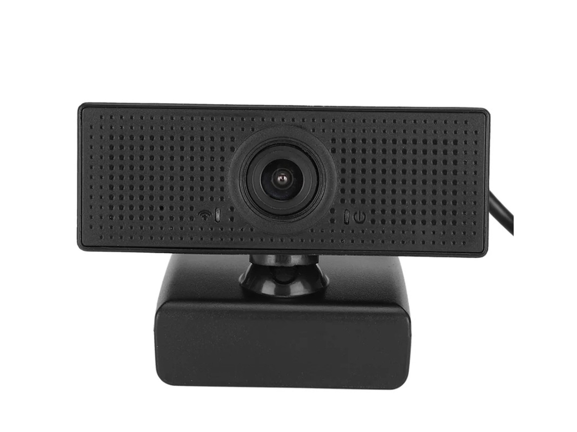 Webcam Usb Hm1a 1080p Para Pc, Acessório Para Windows, Android, Linux E Ios, Preta