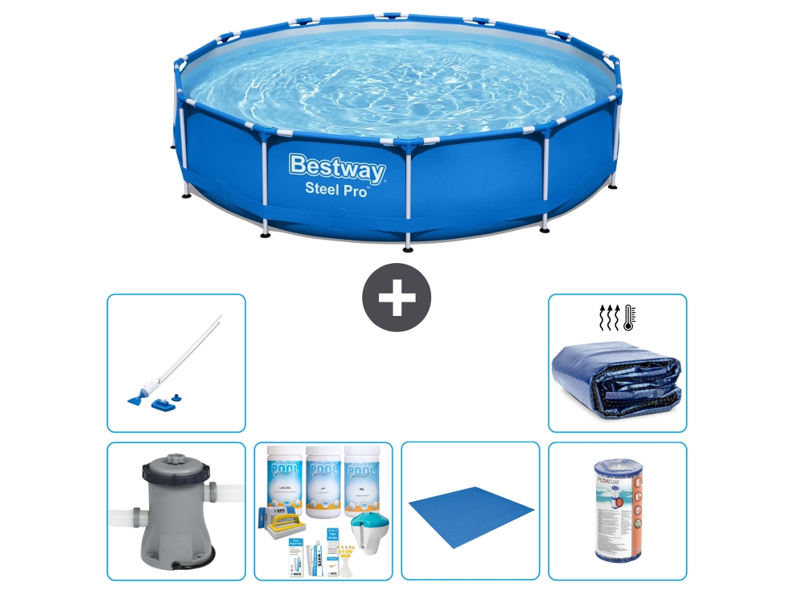 Bestway Piscina Bestway Steel Pro Redonda - 366x76 Cm - 7-peças S21604