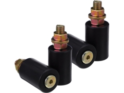 Conjunto de 4 Rodízios de Nylon para Porta Deslizante, Rodas Reforçadas para Portões Elétricos e Armários SFUSHOS