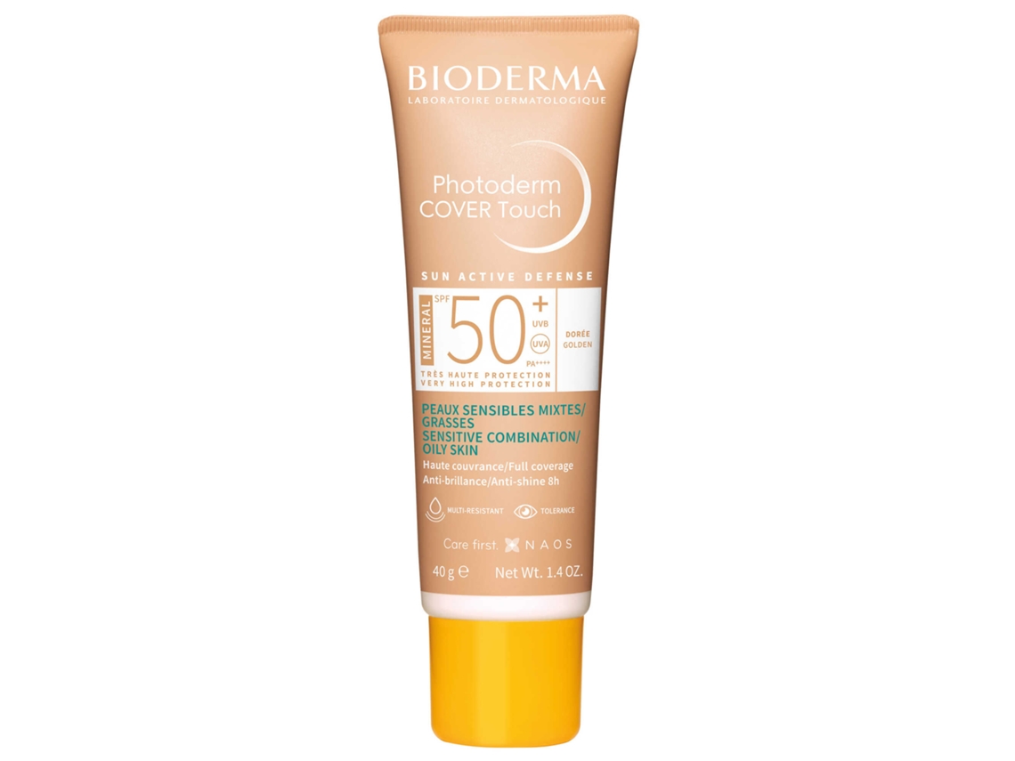 Fluido Solar Photoderm Cover Touch Dourado 50 - 40 g Bioderma