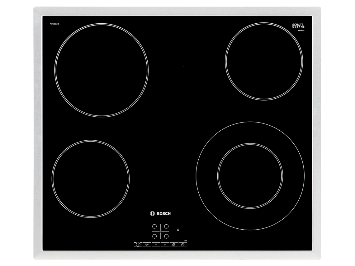 Placa de Vitrocerâmica BOSCH PKF645B17E (Elétrica - 58.3 cm - Inox)