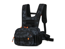 Mochila tática de pesca MDUG (preto)
