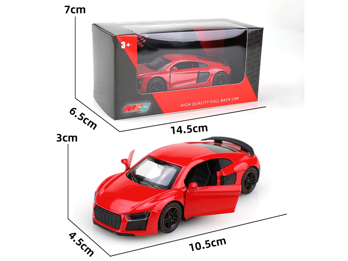 Miniatura de Carro em Metal Fundido, Escala 1/36, Brinquedo Infantil MDUG