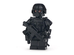 Lurelia Peças Moc Swat City Com Mini Armas E Figuras Militares, Acessórios Para Blocos