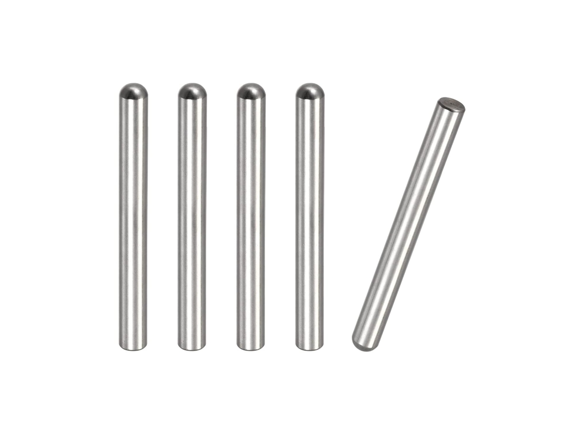 Cavilhas de 8x80mm, 5 peças, aço inox 304, cabeça redonda, chanfrada CHABERLU