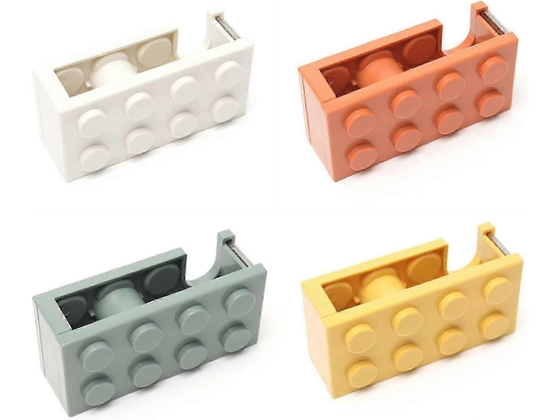 Conjunto de 4 Dispensadores Fita Adesiva Mesa, Fofos e em Cores, Ideais para Embrulho Presentes GOKOCO (25 26 Cm)