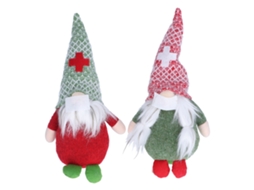 Primerox 2pcs Bonecas Sem Rosto de Papai Noel Decoracoes Natal Ornamentos com Protetor Facial