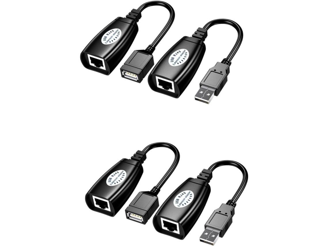 (2 Escritório, Extensor Cabo Ethernet Dormitório Escolar, Conector