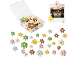 Tachinhas decorativas genéricas em formato de flor