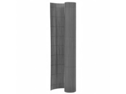 Vidaxl Cerca De Jardim Dupla Face 110x500 Cm Cinzento