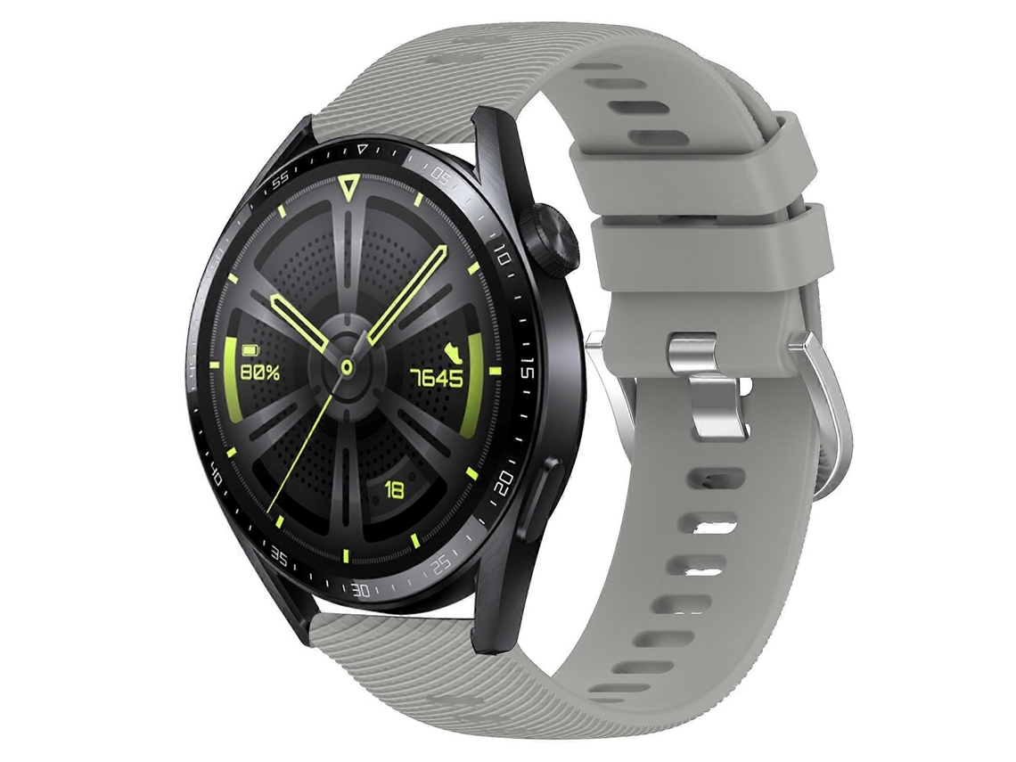 Pulseira De Silicone Macio De Cor Sólida Para Huawei Watch Gt3 46mm 22mm