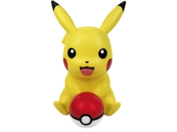 BIGBEN Altifalante Bluetooth com Função de Luz Modelo Pikachu Pokeball 30Cm Amarelo